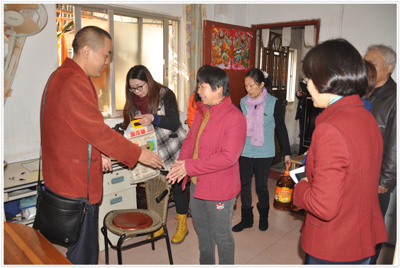 2015春節前送米送油第一站：肇慶端州黃塘社區