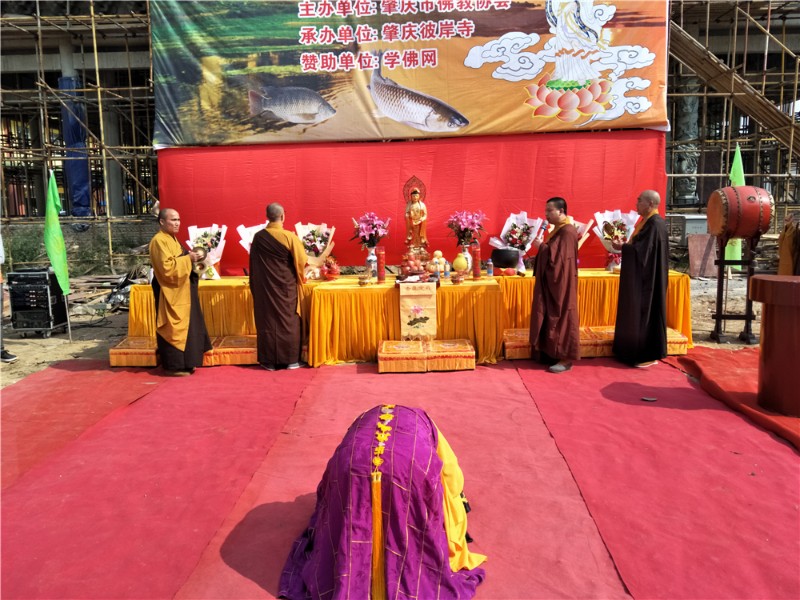 元旦廣東肇慶大型祈福放生活動圖片紀實，請進來隨喜和回向