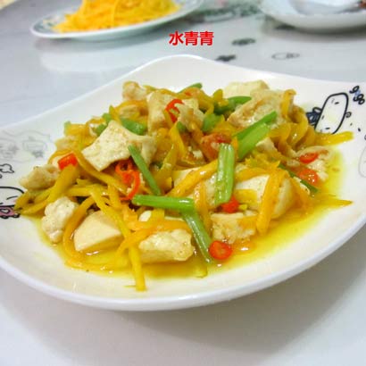 南瓜絲燒豆腐