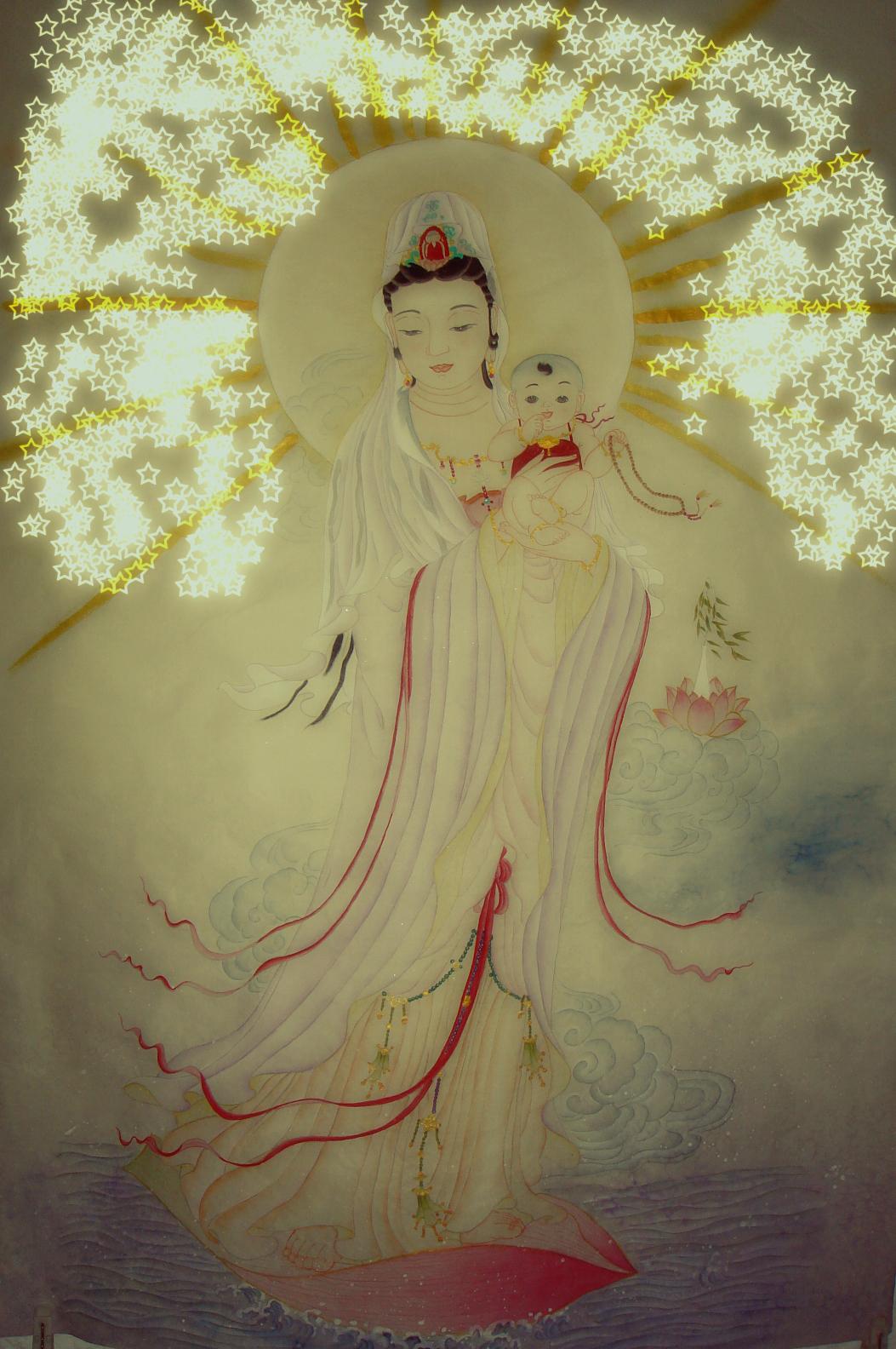 如此精美觀音送子圖，你見過嗎