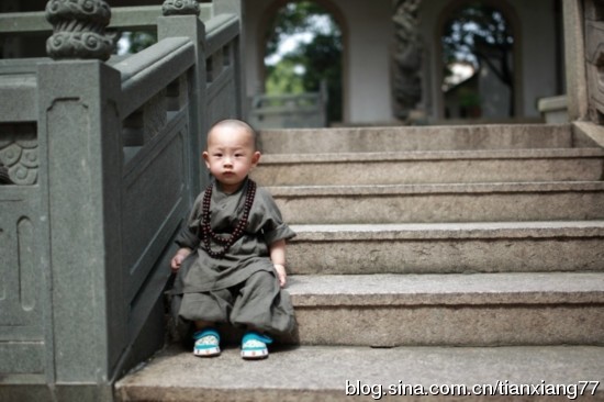 西禪寺1歲小和尚