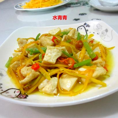 南瓜絲燒豆腐