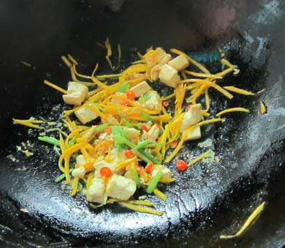南瓜絲燒豆腐