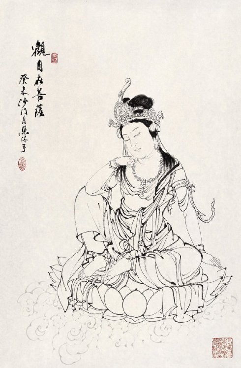 古今歷代觀音菩薩繪畫造像珍品