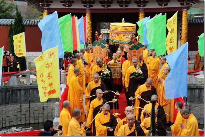 莆田南少林寺新任方丈升座