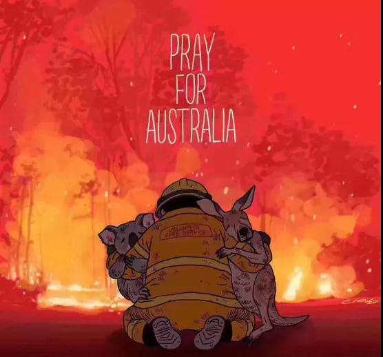 奇蹟！澳大利亞山火中佛教寺院倖存，裡面供奉著釋迦牟尼佛像