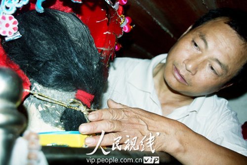 江西上饒發現真身塑像 老嫗去世20年不腐